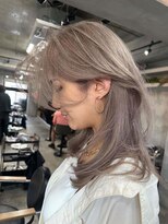 アポロ 横浜駅店(apollo)&nbsp;バレイヤージュハイライトシャドールーツダブルカラーレイヤー