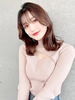 ロンド リリー 銀座(Lond Lily)&nbsp;こなれミディ×韓国顔周りレイヤーカット前髪ブリーチなし[銀座]