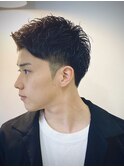 ツーブロ/アップバング/ビジネススタイル/バーバー/刈り上げ
