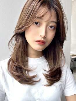 ケーツー心斎橋 クイーンズガーデン バイ ケーツー(K two QUEEN'S GARDEN by K two)の写真/【カミカリスマ受賞】レイヤーカット&ダメージレスなシルクオイルカラーで色味も艶も理想通り♪髪質改善も*