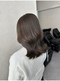 【qumu MARIKO】ブリーチなしグレージュ×赤み除去カラー