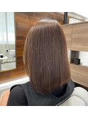 ツヤツヤストレートベージュ