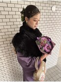 成人式ヘアセット/博多美容室