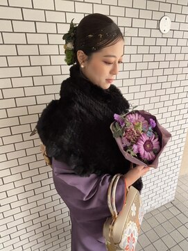 プランツヘアー 成人式ヘアセット/博多美容室