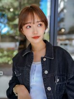 ギークス(GEEKS)&nbsp;【GEEKS渋谷】くびれショートボブ/春カラー/艶ブラウン/20代30代