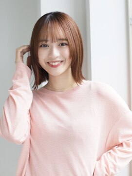 ウル 表参道(HOULe) 【宮田茉悠】外ハネ 髪質改善 ボブ 顔まわりレイヤー[表参道]