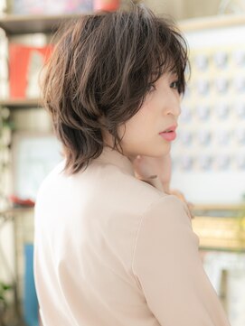 カバーヘア ブリス 上尾西口店(COVER HAIR bliss) ★似合わせカット抜け感ニュアンスパーマミニウルフ30代40代★1