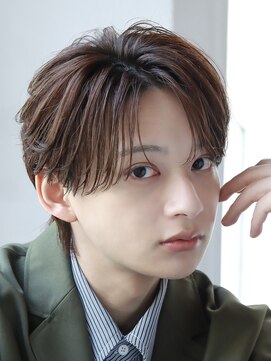 オーシャントーキョー サニー 原宿(OCEAN TOKYO Sunny) フェザーショートフェザーパーマニュアンスパーマセンターパート