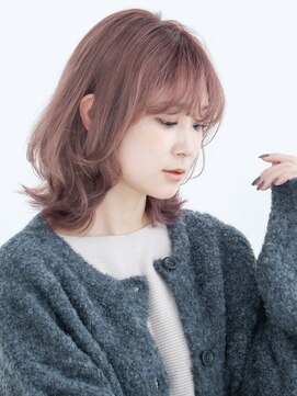 インデックスヘアー 錦糸町店(in'dex hair) ミディアムウルフレイヤー 顔周りレイヤー 錦糸町20代30代40代