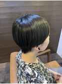 ハイライトグリーンショート