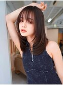 ANGELICA ハッシュカット 韓国 顔まわりレイヤー