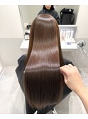 髪質改善ストレート