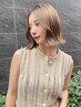 カット＋透明感カラー￥9900／代表川野指名不可です
