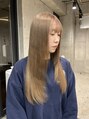 ルーフ 町田店(LUFE) ワンブリーチでできるヘーゼルベージュ