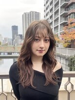 シュクラン(ShuKRun)&nbsp;【ShuKRun不動前】明るめブラウン×パーマ風巻き