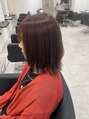 アグ ヘアー カナ 気仙沼店(Agu hair qana) ブリーチなしでも暖色系ならよく発色するのでおすすめです♪