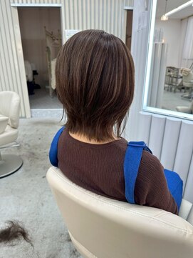 ユイマァル 岡山店(YUIMARL) くびれレイヤー20代30代40代透明感カラーブラウンカラー