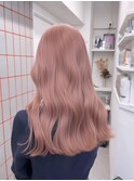 インナーカラー/トリートメント/デザインカラー/ペールピンク