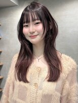 シャルムバイケンジ(Charm.by KENJE)&nbsp;前髪イメチェンピンクベージュアンブレラカラークールショート