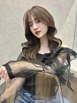 ロンド ロワール 門前仲町(Lond Loire)&nbsp;韓国レイヤーカット/くびれ巻き/前髪顔周り/セミディ[門前仲町]