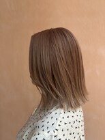 トリコ アヴェダ ららテラス北綾瀬(tricot AVEDA) レイヤー/レイヤーボブ/ピンクミルクティーベージュ