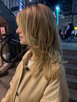 スタンド バイ ヘアー アンド コーヒー 恵比寿(STAND By HAIR ＆ Coffee)&nbsp;ザクザクワンホンレイヤー