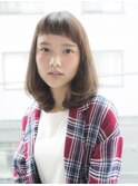 【salon de MiLK原宿】大人かわいいオン眉アシメバング