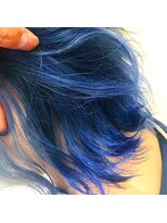 ベニ 岩沼たけくま店(BENI)&nbsp;セクションカラー×ブルー