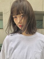 リバレッジ 広尾(Leverage)&nbsp;柔らかフォギーベージュカジュアル外ハネボブ