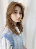 顔周りのウェーブが決め手！ゆったりラフパーマ♪・・・担当KAYO