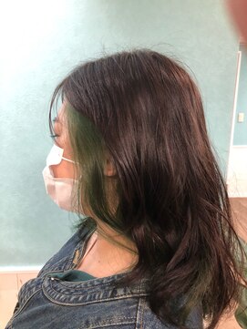 コーディー(CO-DY) インナーカラーエメラルドパーマ