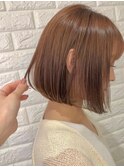 Lond【千田大地】テラコッタベージュくすみブルーまとまるボブ