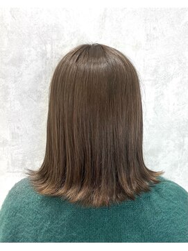 デミヘアー(Demi hair) ミルクティーブラウンカラー