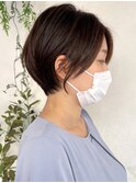 菱型 ショートボブ くびれショート 丸みショート