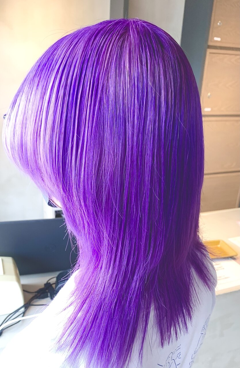 派手髪ビビットカラー・ラベンダー・紫【豊見城・南風原・糸満