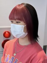 ピンク /顔周り/オージュア/髪質改善/前髪/韓国