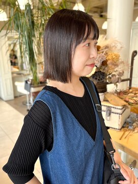 オブジェ シエル(obje't ciel) 【obje't cielj】艶髪シンプルボブ【暮石 唯】