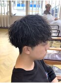 【曽我尾真生】ツイストスパイラル/メンズパーマ/マッシュパーマ