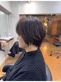 大人女性ショート/束感ショート