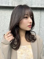 レスピア 銀座中央通り店(Respia)&nbsp;暗髪カラーのくびれセミディ【銀座/有楽町】30代40代50代