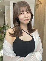 ビューブルー 亀戸錦糸町(VIEW BLUE)&nbsp;美髪カールシアーカラーピンクブラウンエアリーロングセミディ