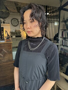 トレンチ(TRENCH) 《TRENCH Riku》ウルフパーマ　ボブパーマ