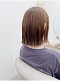 ブリーチなしのナチュラルベージュ