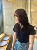 ロングパーマ