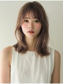 ☆オリーブグレーココアベージュ小顔クラゲヘアー/黒髪/髪質改善