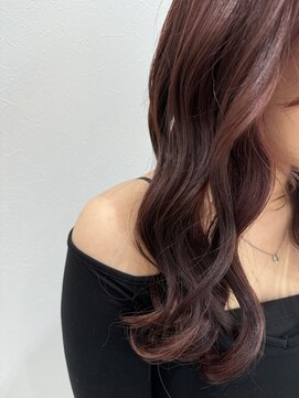 ルミヘアー 金沢駅西口店(Lumi hair) ピンクブラウン×骨格矯正カット