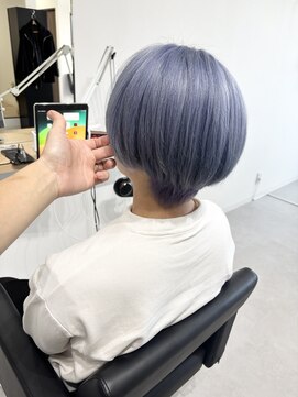 ラフリ(LAFRE) デザインカラー　ペールブルー×ペールバイオレット