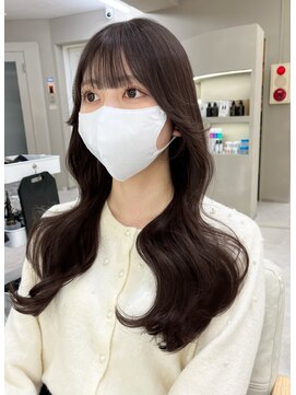 アイドットプラスサッポロ 札幌(i.+SAPPORO) ぱっつんバングが可愛いくびれ巻きヘア