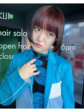 キジ(KIJI) ★ワイドバング×パッツンボブ★