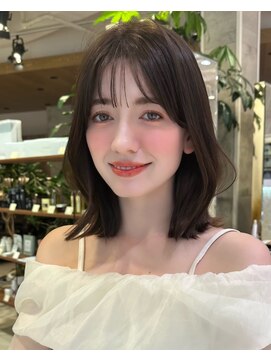 グランド(GRAND) ミディアムレイヤー/くびれヘア/透明感/髪質改善【大本】